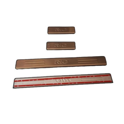 BỘ NẸP BƯỚC CHÂN NGOÀI INOX DÀNH CHO XE KIA RIO 2019