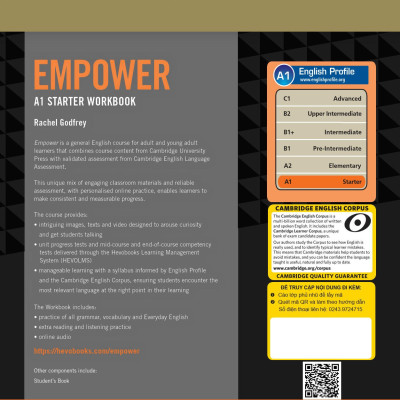 Empower A1 Starter Workbook with Online Access