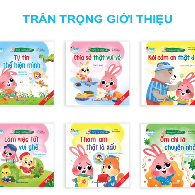 Một Cuốn trong Trọn Bộ 10 cuốn Kỹ Năng Giao Tiếp Cho Bé 2+ (Song Ngữ Việt - Anh) Cùng Con Khôn Lớn Giúp Con Hiểu Và Tự Tin Hơn Vào Bản Thân Vượt Qua Mọi Khó Khăn Thử Thách Trong Cuộc Sống
