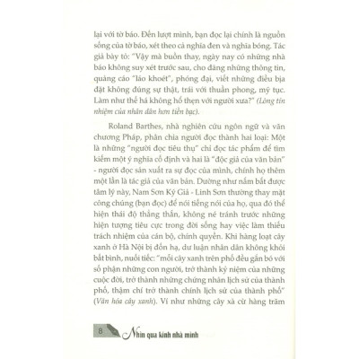 Sách - Nhìn Qua Kính Nhà Mình (Tập Tiểu Phẩm)