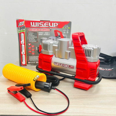 Bơm Lốp Xe Ô Tô 12V WiseUp – Giải Pháp Nhanh Chóng và Tiện Lợi Cho Lốp Xe Của Bạn