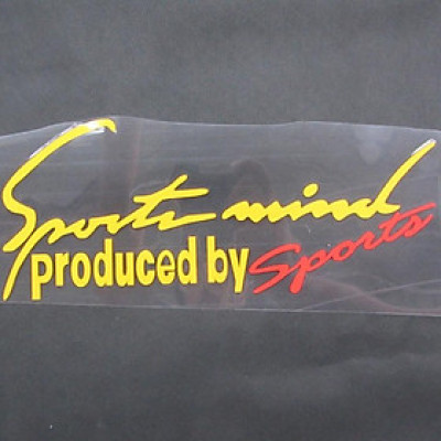 Phụ kiện ô tô Tem dán decal Sport mind prodeced by Sports xe hơi trang trí ô tô đầy đủ màu sắc