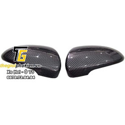 Bộ ốp gương chiếu hậu Honda City 2021 vân Carbon cap cấp