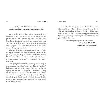 Việc Làng (Tái Bản 2022)