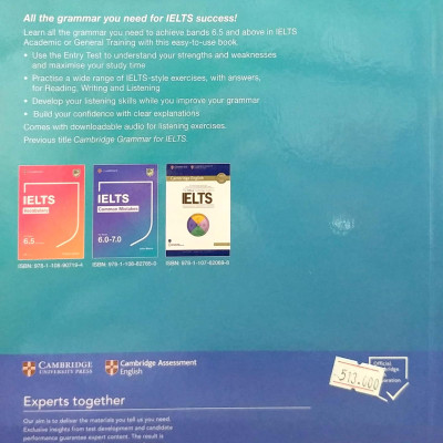 IELTS Grammar For Bands 6.5 And Above With Answers And Downloadable Audio