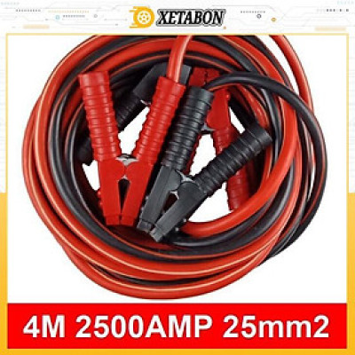 Dây câu bình ắc quy xe hơi 2000 - 2500A - Lõi cực to - câu được cho cả xe tải