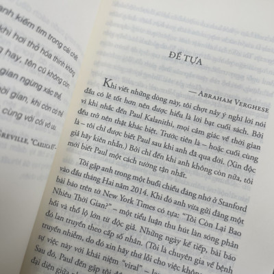 KHI HƠI THỞ HÓA THINH KHÔNG – Paul Kalanithi – Omega Plus – NXB Lao Động (Bìa mềm)