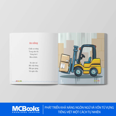 Bé học nói qua thơ - Những chiếc xe chăm chỉ