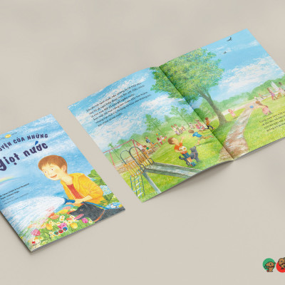 Truyện Ehon bé 3-4-5 tuổi - Câu chuyện của những giọt nước