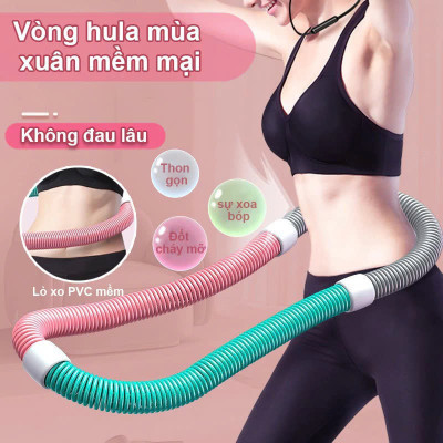 Vòng Lắc Eo Lò Xo Thép Bọc Nhựa Mềm – Giảm Mỡ Bụng, Eo Thon Nhanh, An Toàn Tại Nhà - HÀNG CHÍNH HÃNG MINIIN