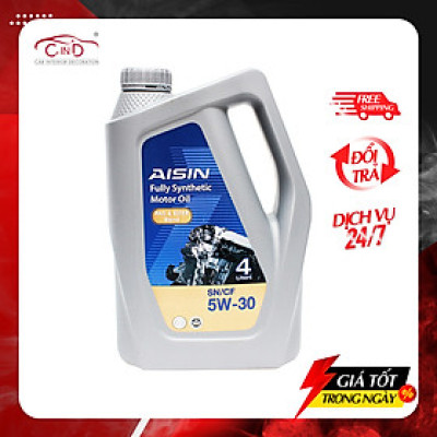 Nhớt Động Cơ AISIN ESEN0534P 5W-30 SN / CF Pao & Ester Blend 4L