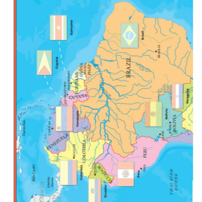 Sách - A.TLAS sticker CÁC LÁ CỜ - Hơn 200 Sticker