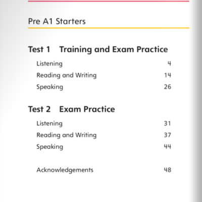 Pre A1 Starters Mini Trainer With Audio Download