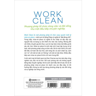 Work Clean - Phương Pháp Tổ Chức Công Việc Và Đời Sống Như Một Đầu Bếp Chuyên Nghiệp