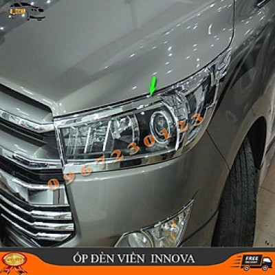 Ốp đèn pha và hậu innova 2016-2018