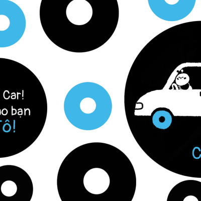 Sách Ehon Black And White Books - Xin Chào Các Bạn Phương Tiện Giao Thông