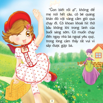 Truyện Cổ Tích Thế Giới Hay Nhất - Cô Bé Quàng Khăn Đỏ (Tái Bản)