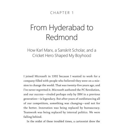 HIT REFRESH: THE QUEST TO REDISCOVER MICROSOFT’S SOUL AND IMAGINE A BETTER FUTURE FOR EVERYONE