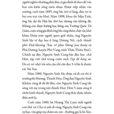 Chủ tịch Hồ Chí Minh - Tiểu sử và sự nghiệp -bản in 2025