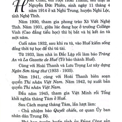 Sách - Thi Nhân Việt Nam - 2HBooks