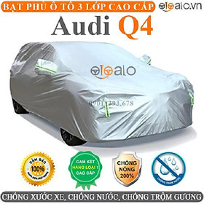 Bạt phủ xe ô tô Audi Q4 vải dù 3 lớp CAO CẤP BPXOT