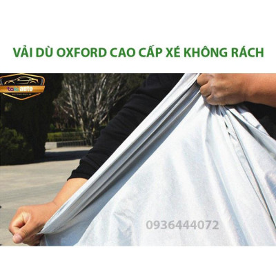 Bạt trùm xe ô tô 7 chỗ innova vải dù oxford cao cấp , áo bạt phủ trùm che kín che nắng, che mưa