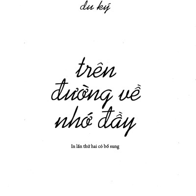 Trên Đường Về Nhớ Đầy (Du Ký)