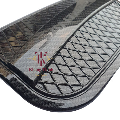 Ốp Nắp Bình Xăng Dành Cho Xe Hyundai Santafe 2021 Vân Carbon Cao Cấp