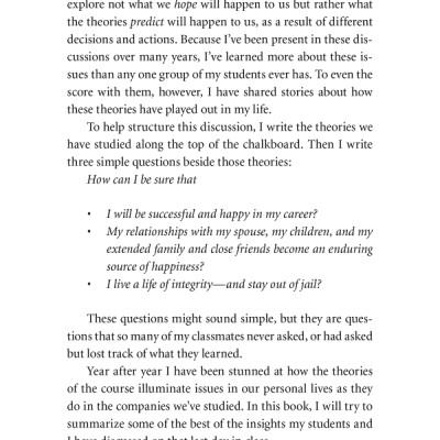 How Will You Measure Your Life?