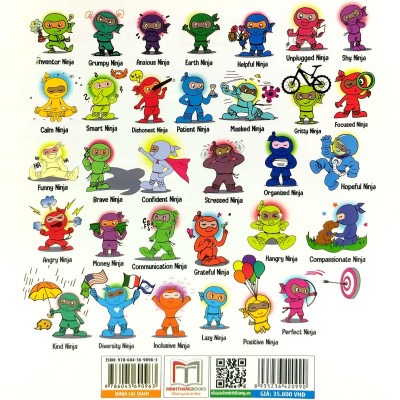 Ninja Nhí - Rèn Luyện Tư Duy Tích Cực - Ninja Lạc Quan (Song Ngữ)