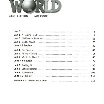 Our World American English 3 Workbook 2nd Edition