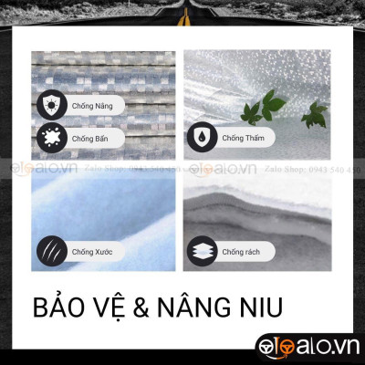 Bạt phủ ô tô dành cho xe Toyota Hilux 3 lớp cao cấp