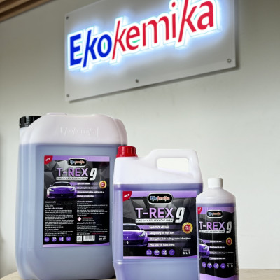 DUNG DỊCH RỬA XE MÁY Ô TÔ KHÔNG CHẠM EKOKEMIKA TREX-9-22L
