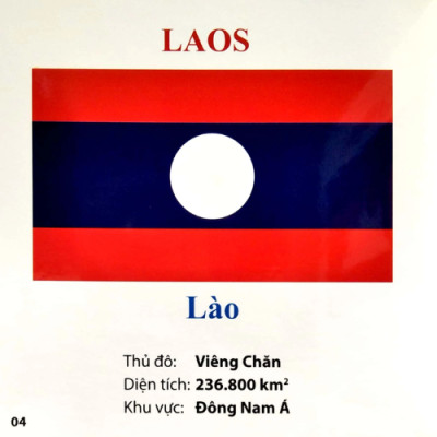 Bách Khoa Toàn Thư Cho Bé - Cờ Các Nước Châu Á (Đông Nam Á-Đông Á) - Tái Bản