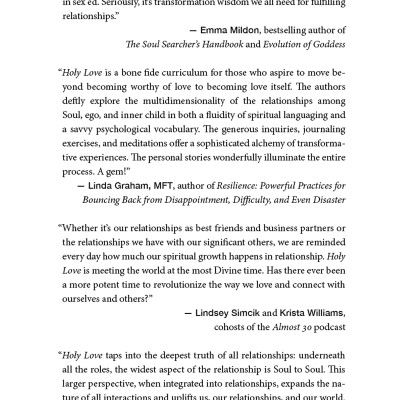 Holy Love: The Essential Guide To Soul-Fulfilling Relationships