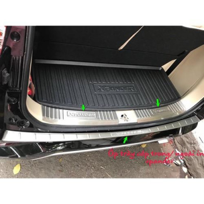 Chống trầy cốp trong ngoài DÀNH CHO Xe Mitsubishi Xpander - inox