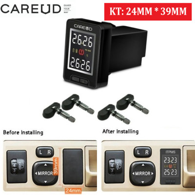 Cảm biến áp suất thương hiệu cao cấp Careud FX926NF+ lốp van trong, gắn nút chờ các loại xe ô tô -Hàng nhập khẩu