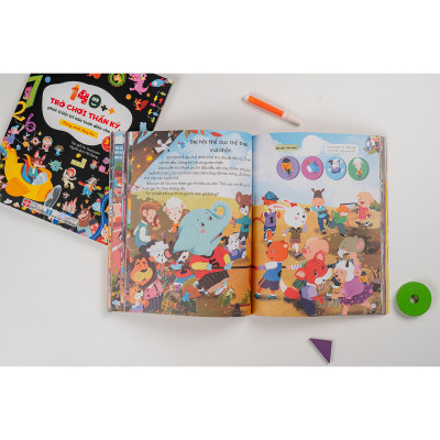 140++ trò chơi thần kỳ, phát triển trí não toàn diện cho trẻ 3-9 tuổi - Thông minh nhạy bén