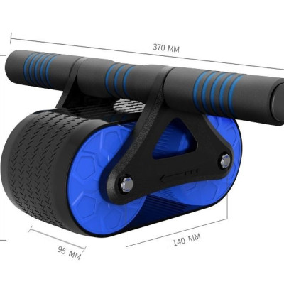 Con Lăn Bánh Xe Tập Cơ Bụng,Sử Dụng Công Nghệ Mới Có Phanh Lò Xo Trợ Lực + Tặng Kèm Thảm Lót Gối