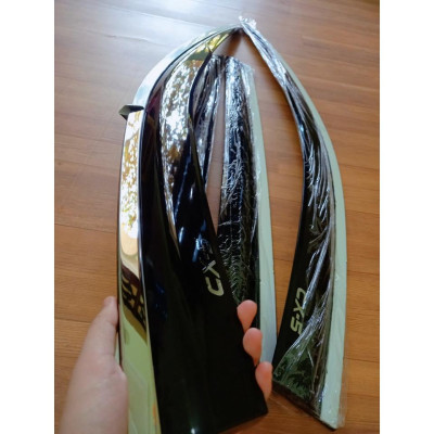 Vè che mưa xe Mazda CX5 2018-2022 chỉ inox cao cấp