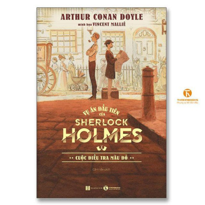 Sách - Vụ Án Đầu Tiên Của Sherlock Holmes - Cuộc Điều Tra Màu Đỏ - Thái Hà Books