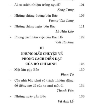 Những mẩu chuyện về phong cách Hồ Chí Minh (bản in 2024)