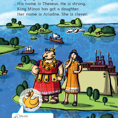 Sách - Dtpbooks - Helbling Young Reader - Theseus and the Minotaur