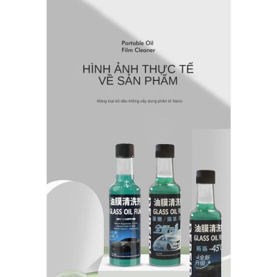 NƯỚC RỬA KÍNH VÀ TẨY MÀNG DẦU Ố MỐC KÍNH LÁI XE Ô TÔ LÀM SẠCH CẶN CANXI - NƯỚC RỬA KÍNH TẨY MÀNG DẦU KÍNH Ô TÔ GLASS OIL