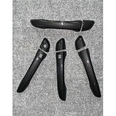 Bộ 4 Ốp Tay Nắm Cửa Vân Cacbon Dành Cho Ô Tô Accent 2018 2019 2020