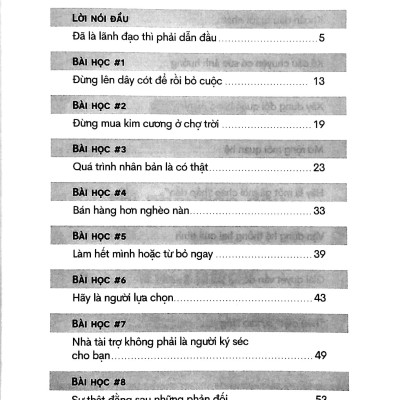 Đã Là Lãnh Đạo Thì Phải Dẫn Đầu