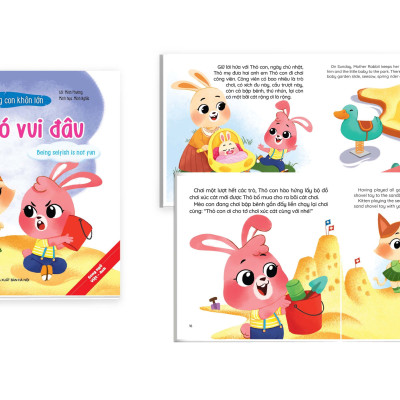 Một Cuốn trong Trọn Bộ 10 cuốn Kỹ Năng Giao Tiếp Cho Bé 2+ (Song Ngữ Việt - Anh) Cùng Con Khôn Lớn Giúp Con Hiểu Và Tự Tin Hơn Vào Bản Thân Vượt Qua Mọi Khó Khăn Thử Thách Trong Cuộc Sống