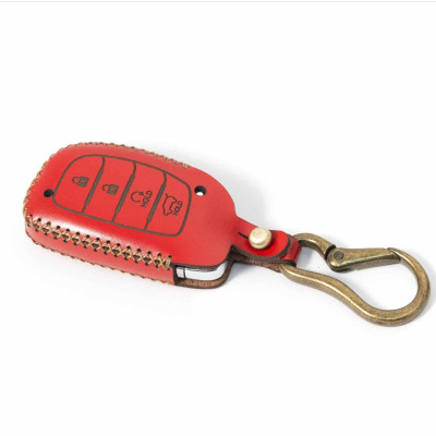 Bao da chìa khóa Hyundai Stargazer X 2024 , chính hãng Khacten.com , chât liệu da bò, may tay thủ công