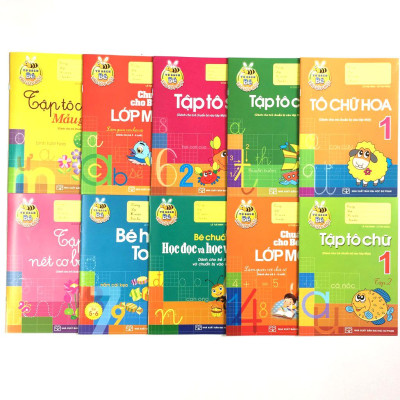 Chuẩn Bị Cho Bé Vào Lớp Một (Túi 10 Cuốn)