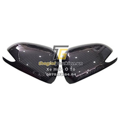 Bộ ốp gương chiếu hậu Hyundai Santafe 2019-2021 vân Carbon cao cấp